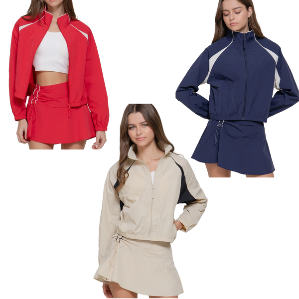 Windbreaker Jacket and Skort Set