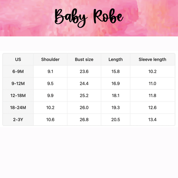 Personalized White Embroidered Baby Robe