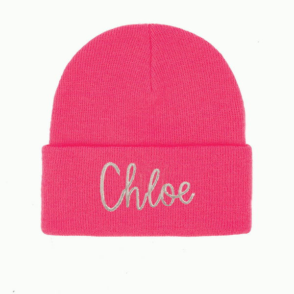 Custom Kids Embroidered Knit Beanie