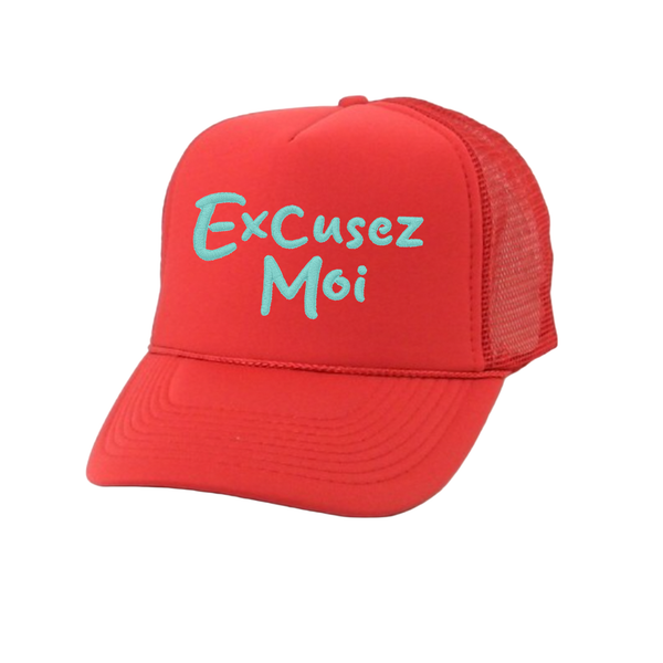 Excuse Moi Colorful Trucker Hat