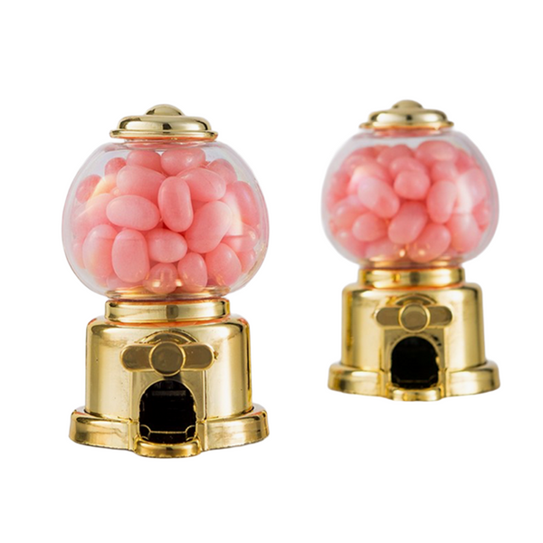Mini Gold Gumball Machine (Pack of 2)