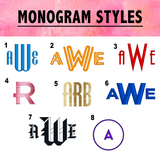 Monogrammed Pickleball Paddle Bag