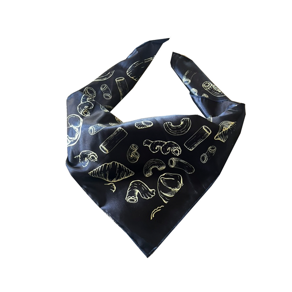Pasta Pasta Satin Square Scarf Bandana