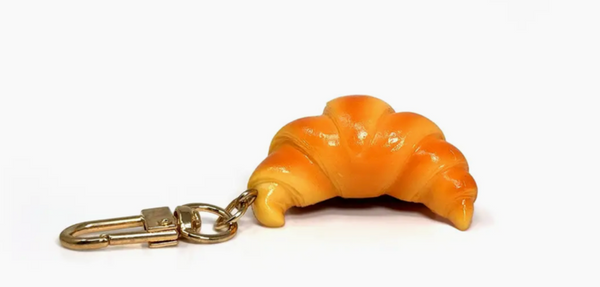 Croissant Keychain