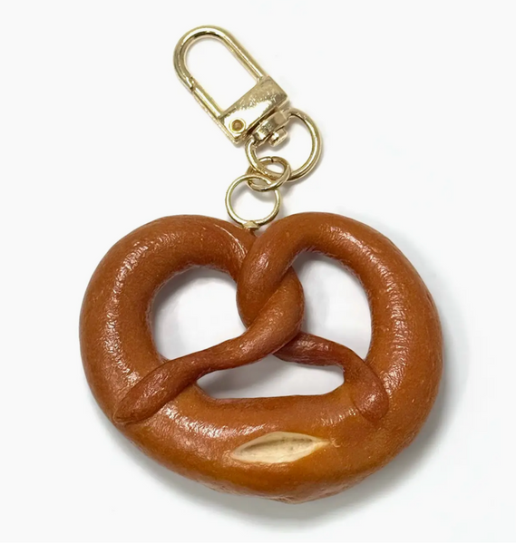 Pretzel Keychain
