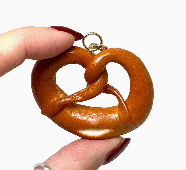Pretzel Keychain