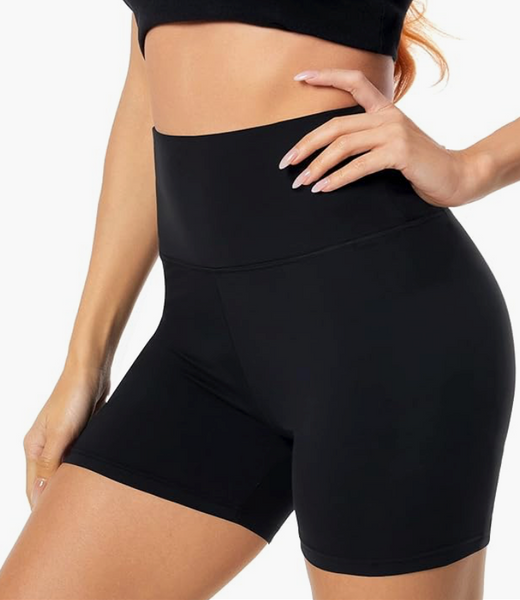 Custom Black Biker Shorts