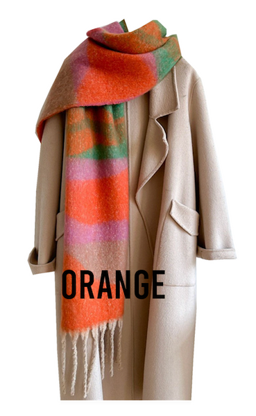 Super Oversized Soft Chunky Tassled Oblong Scarf