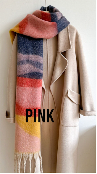 Super Oversized Soft Chunky Tassled Oblong Scarf