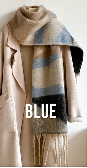 Super Oversized Soft Chunky Tassled Oblong Scarf