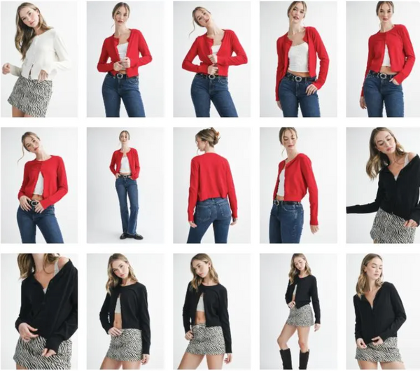 Personalized Soft Button Up Cardigan