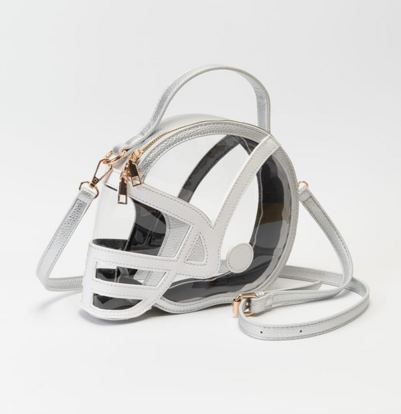 Clear Stadium Football Helmet Crossbody Bag