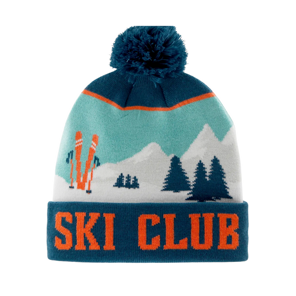 Ski Club Pom Pom Beanie