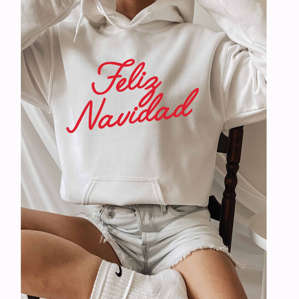 Feliz Navidad Hoodie Sweatshirt