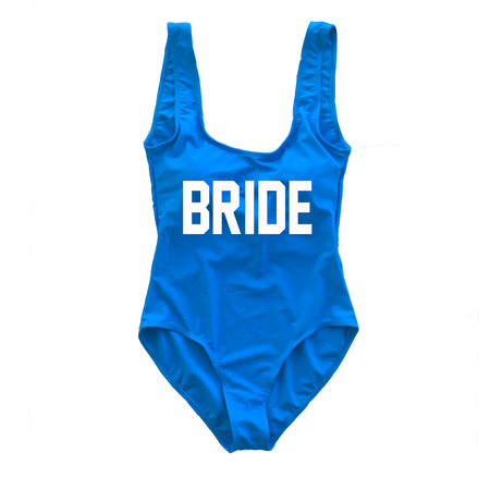 Bride Black One Piece Swimsuit