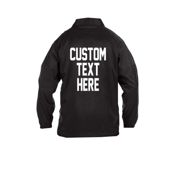 Custom coaches jackets clearance