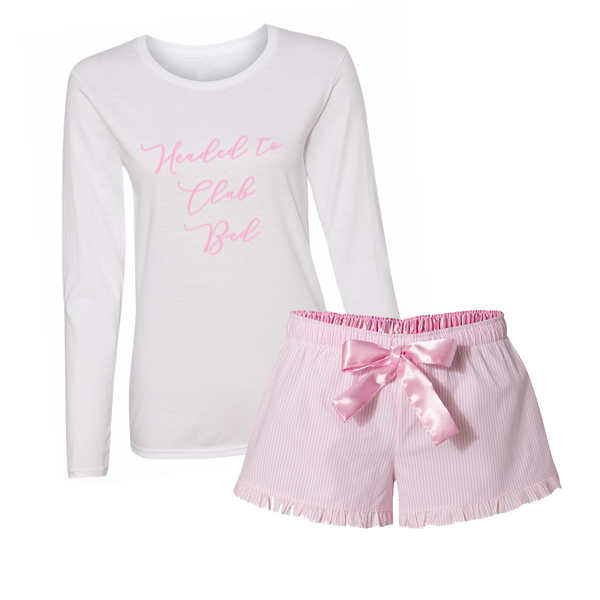 Headed to Club Bed Pajama Set