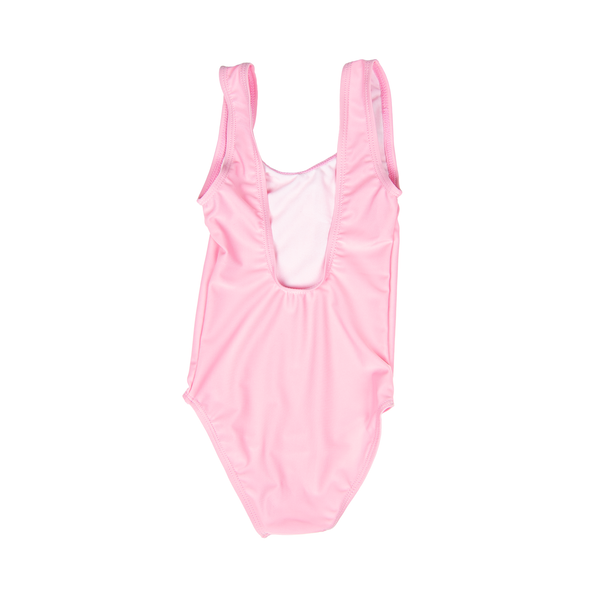 Custom Text Light Pink Kids/ Youth One Piece Swimsuit