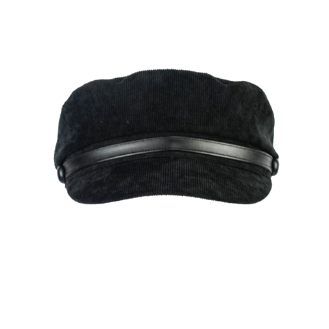 Parisian Newsboy Corduroy Beret Hat