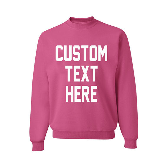Custom Unisex Pullover Sweatshirt