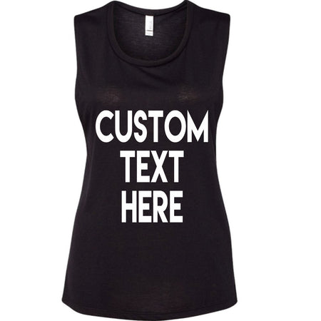 Custom Text Tie Front Crop Top T-shirt