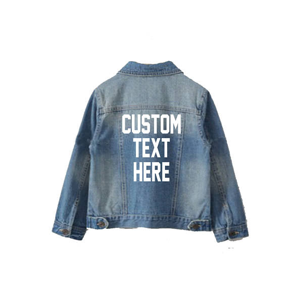 Kids Unisex Mid-Wash Denim Jacket