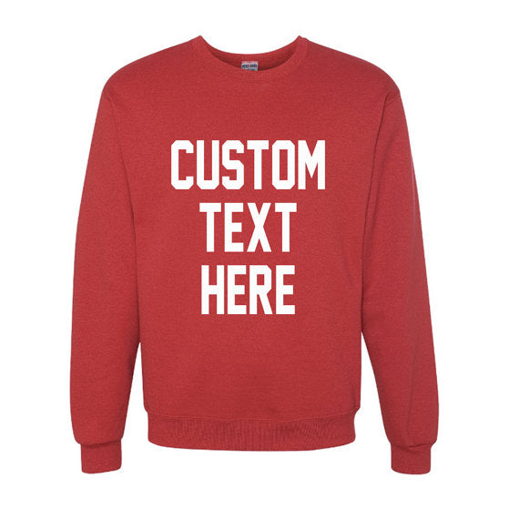 Custom Unisex Pullover Sweatshirt