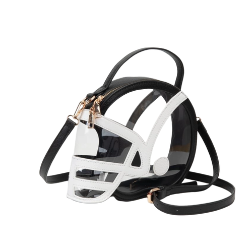Clear Stadium Football Helmet Crossbody Bag