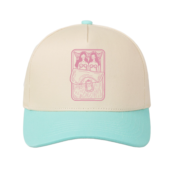 Mermaid Sardines Two Tone Baseball Hat