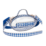 Houndstooth Clear Crossbody Bag | Football Game Day Stadium Purse