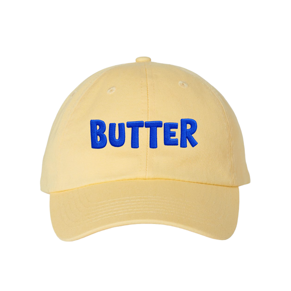 BUTTER Yellow Unstructured Baseball Hat