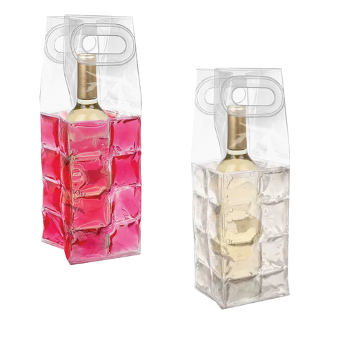 Clear Bubble Wine Bottle Bag