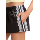 Personalized Windbreaker Side Stripe Lace Shorts