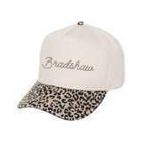 Leopard Print Two Tone Structured Hat