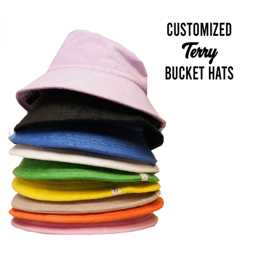 Personalized Terry Cloth Bucket Hat