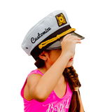 Personalized Youth Kids Captain Hat
