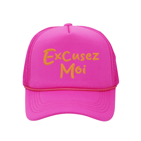 Excuse Moi Colorful Trucker Hat