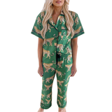Green Cheetah Pajamas
