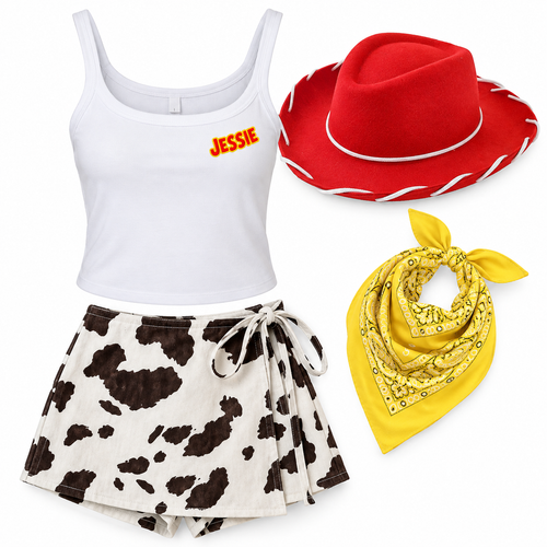Jessie Inspired Sexy Cowgirl Costume Set