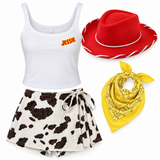 Jessie Inspired Sexy Cowgirl Costume Set