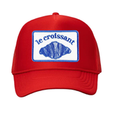 Le Croissant Patch Red Trucker Hat