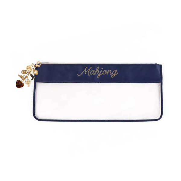 MAHJONG Clear Large Pouch for Tiles and Racks