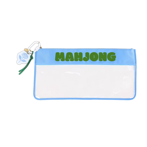 MAHJONG Clear Large Pouch for Tiles and Racks
