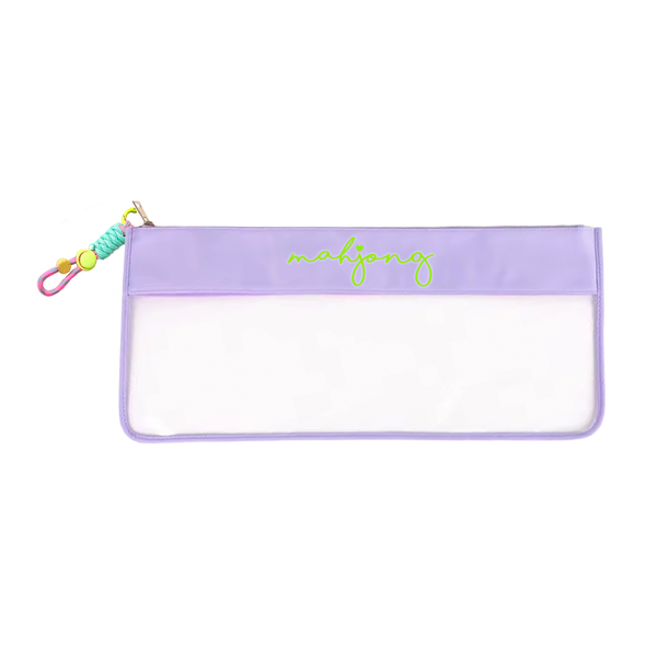 MAHJONG Clear Large Pouch for Tiles and Racks