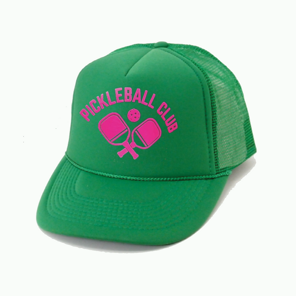 Pickleball Club Green Trucker Hat