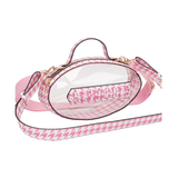 Houndstooth Clear Crossbody Bag | Football Game Day Stadium Purse