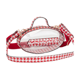 Houndstooth Clear Crossbody Bag | Football Game Day Stadium Purse
