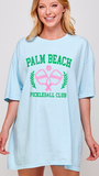 Pickleball Palm Beach Oversized Tee