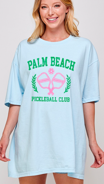 Pickleball Palm Beach Oversized Tee