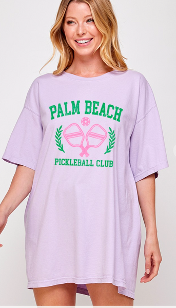 Pickleball Palm Beach Oversized Tee